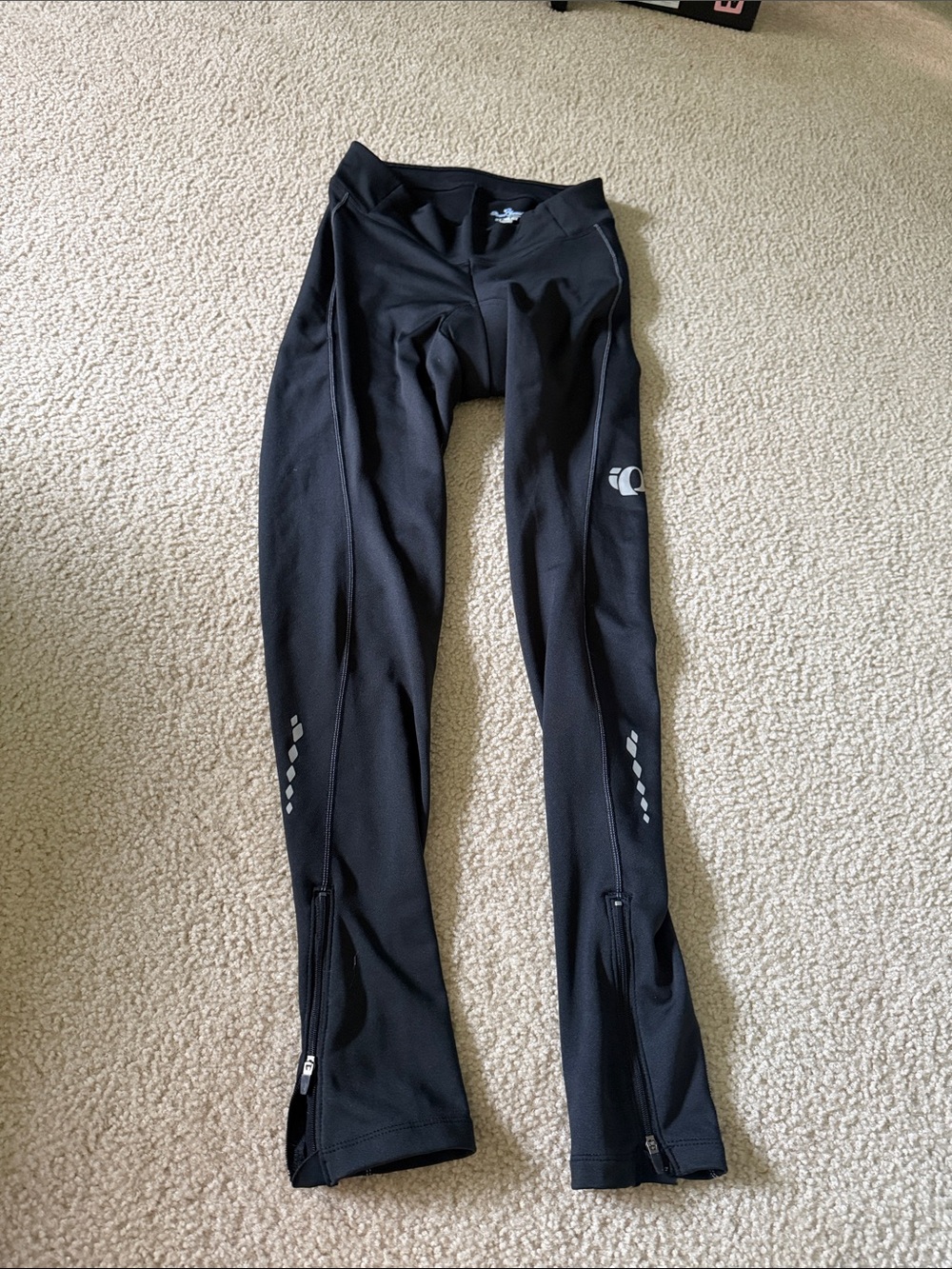 Pearl Izumi Black Women's Cycling Tights with Reflective Details